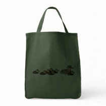 Mallard & seven ducklings canvas bags