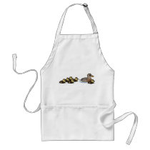 Mallard & six ducklings apron