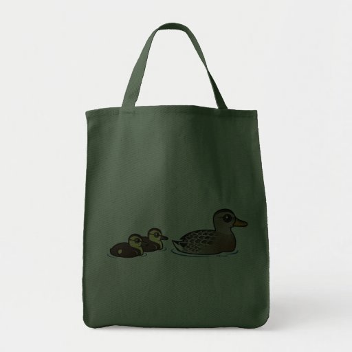 Mallard & two ducklings bags