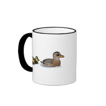 Mallard & two ducklings mug
