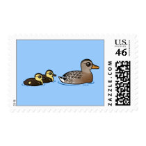 Mallard & two ducklings postage stamps