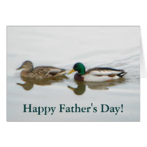 Mallards Father's Day Cards