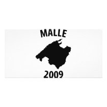malle 2009 icon personalized photo card