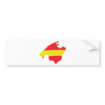 malle flag contour icon bumper sticker