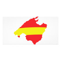 malle flag contour icon photo card template