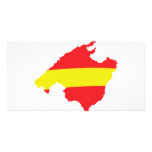 malle flag contour icon photo card template