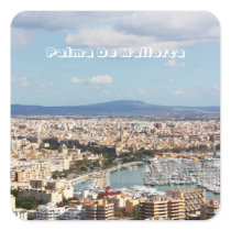 Mallorca cityscape stickers