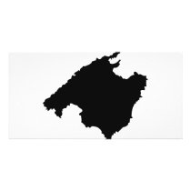 mallorca contour icon picture card