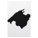 mallorca contour icon custom stationery
