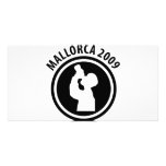 mallorca drunken 2009 icon photo greeting card