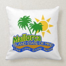 Mallorca Island State of Mind pillow