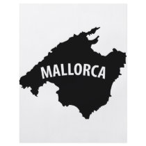 mallorca spain contour icon full color flyer