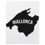 mallorca spain contour icon flyers