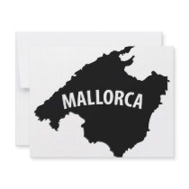 mallorca spain contour icon personalized announcements