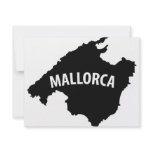 mallorca spain contour icon personalized announcements