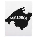 mallorca spain contour icon letterhead
