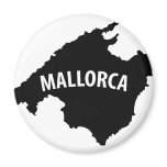 mallorca spain contour icon magnets