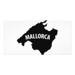 mallorca spain contour icon photo card