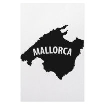 mallorca spain contour icon custom stationery