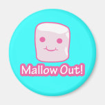 Mallow Out! Refrigerator Magnets