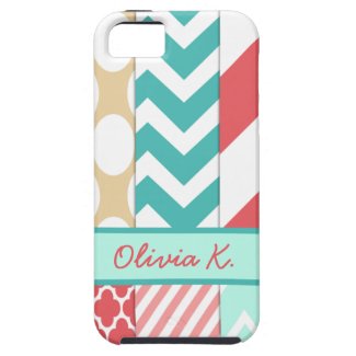 Mally Mac Iphone 5 Case Chevron Quaterefoil iPhone 5 Cover