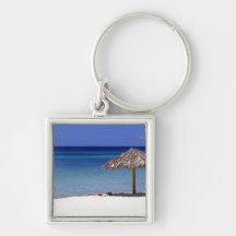 Malmok Beach, Aruba, Netherlands Antilles Keychain