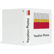 Małopolskie - Lesser Poland waving flag Binder
