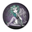 Malory Cute Little Tattoo Angel magnets by mykajelina Malory Cute Little Tattoo Angel magnets