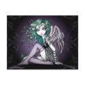Malory Cute Little Tattoo Angel Postcard by mykajelina Malory Cute Little Tattoo Angel Postcard