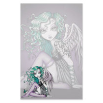 "Malory" Cute Tattoo Violet Angel Art Stationery