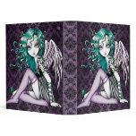 "Malory" Cute Tattoo Violet Angel Binder Notebook