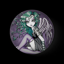 Malory Cute Tattooed Angel buttons