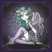 "Malory" Violet Tattoo Angel Stickers
