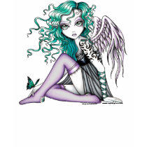 Malory Violet Tattoo Angel Top t-shirts by mykajelina Malory Violet Tattoo Angel Top t-shirts