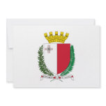 Malta Coat of Arms Personalized Announcement