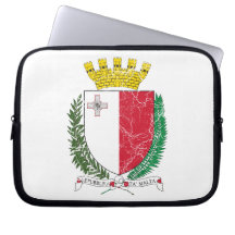 Malta Coat Of Arms Laptop Sleeve