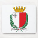Malta Coat of Arms Mousepad