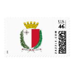Malta coat of arms postage