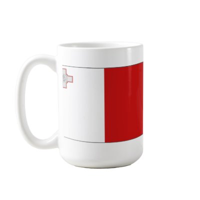 Malta Flag and Map Mug by FlagAndMap
