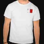 Malta Flag Map Basic T-Shirt