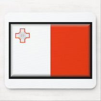 Malta Flag mousepads