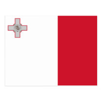 Malta, Malta flag postcards