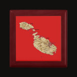 Malta Map Gift Box gift boxes by FlagAndMap Malta Map Gift Box gift boxes
