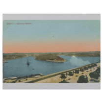 Malta - Saluting Battery, Vintage Personalized Flyer