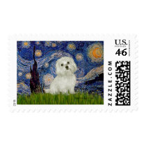 Maltese 11 - Starry Night Postage