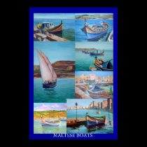Maltese Boats posters