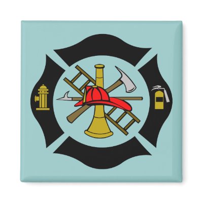 Maltese Cross - Black - Magnet by kklawiter
