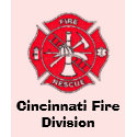 maltese-cross, Cincinnati Fire Division t-shirts