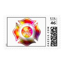 Maltese Cross Firefighter Postage Stamps stamps