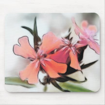 Maltese Cross Flowers Abstract Mousepads